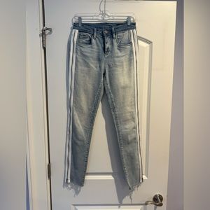 Blank NYC Jeans with zipper on side